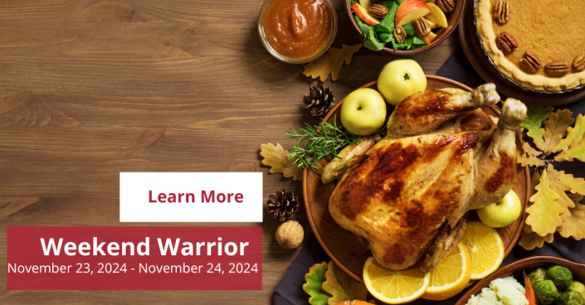 Weekend Warrior: November 23 - November 23, 2024 | Amy Jones Group